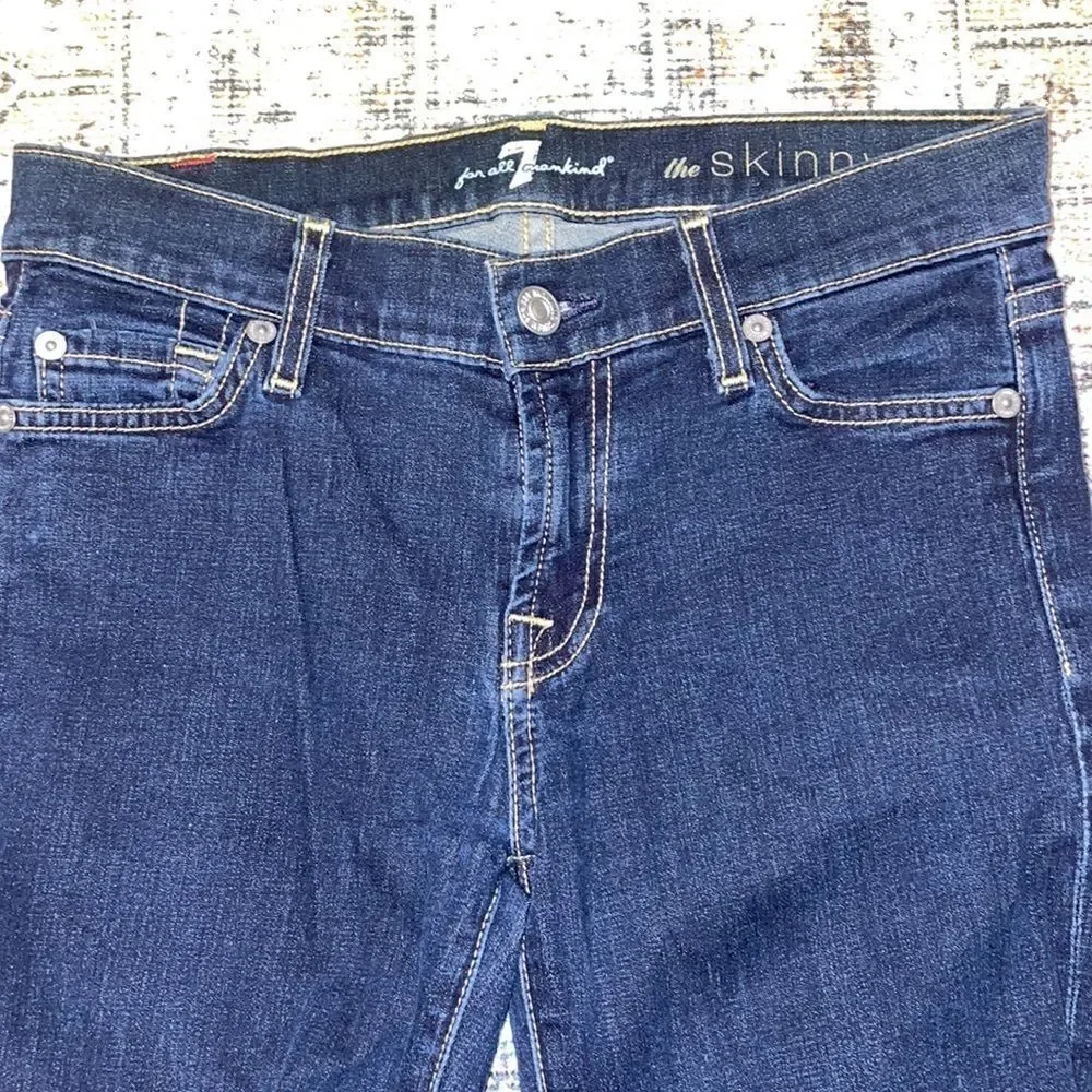 7 For All Mankind the Skinny Jean, Size 25 - Picture 4 of 13